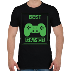 PRINTFASHION Gamer  - Férfi póló - Fekete