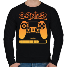 PRINTFASHION Gamer - Férfi pulóver - Fekete férfi pulóver, kardigán