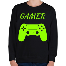 PRINTFASHION GAMER - Gyerek pulóver - Fekete gyerek póló