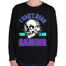 PRINTFASHION Gamer - Gyerek pulóver - Fekete gyerek pulóver, kardigán