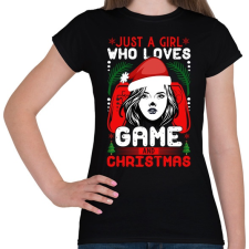 PRINTFASHION Gamer karacsony lanyoknak - Női póló - Fekete női póló