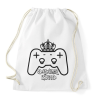 PRINTFASHION Gamer king - Sportzsák, Tornazsák - Fehér
