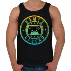 PRINTFASHION Gamer legend - Férfi atléta - Fekete