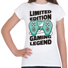 PRINTFASHION Gamer legenda - limited edition - Női póló - Fehér női póló