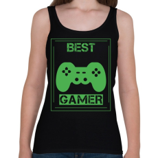 PRINTFASHION Gamer  - Női atléta - Fekete