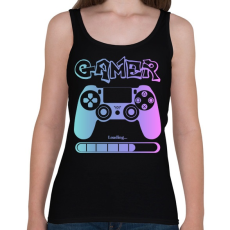 PRINTFASHION Gamer - Női atléta - Fekete