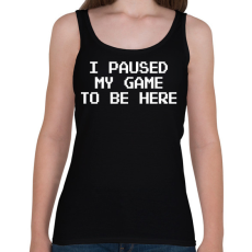 PRINTFASHION Gamer - Női atléta - Fekete