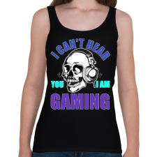 PRINTFASHION Gamer - Női atléta - Fekete női trikó