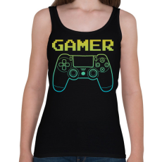 PRINTFASHION GAMER  - Női atléta - Fekete