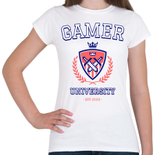 PRINTFASHION gamer - Női póló - Fehér női póló