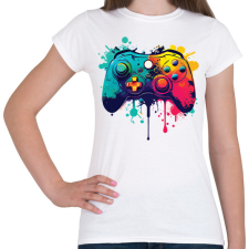 PRINTFASHION gamer - Női póló - Fehér női póló