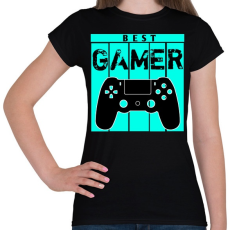 PRINTFASHION Gamer  - Női póló - Fekete