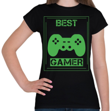 PRINTFASHION Gamer  - Női póló - Fekete női póló