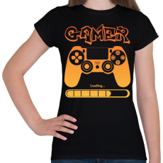 PRINTFASHION Gamer - Női póló - Fekete