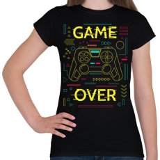 PRINTFASHION gamer - Női póló - Fekete