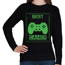 PRINTFASHION Gamer  - Női pulóver - Fekete női pulóver, kardigán