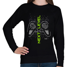 PRINTFASHION gamer - Női pulóver - Fekete női pulóver, kardigán