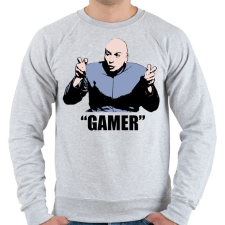 PRINTFASHION Gamer póló - Dr. Genya - Férfi pulóver - Sport szürke férfi pulóver, kardigán