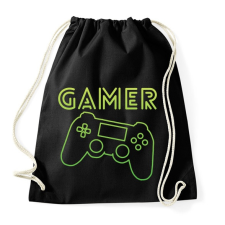 PRINTFASHION Gamer  - Sportzsák, Tornazsák - Fekete tornazsák