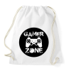 PRINTFASHION Gamer zone3 - Sportzsák, Tornazsák - Fehér