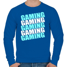 PRINTFASHION Gaming - Férfi pulóver - Királykék férfi pulóver, kardigán