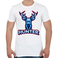 PRINTFASHION Gaming Hunter - Férfi póló - Fehér