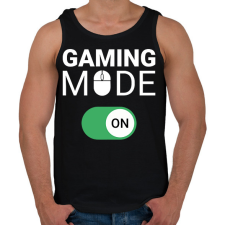 PRINTFASHION Gaming mode on! - Férfi atléta - Fekete atléta, trikó