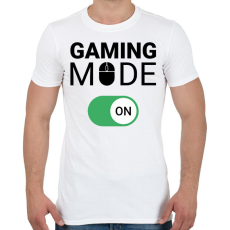 PRINTFASHION Gaming mode on! - Férfi póló - Fehér