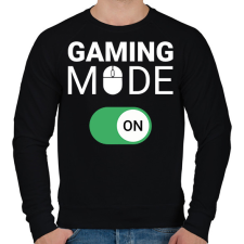 PRINTFASHION Gaming mode on! - Férfi pulóver - Fekete férfi pulóver, kardigán