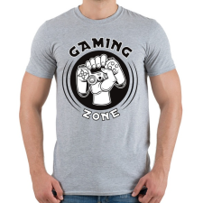 PRINTFASHION Gaming zone - Férfi póló - Sport szürke férfi póló