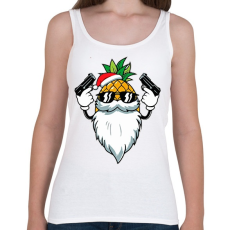 PRINTFASHION Gangsta ananász mikulás - Női atléta - Fehér