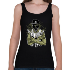 PRINTFASHION Gangsta Zombie - Női atléta - Fekete