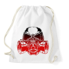 PRINTFASHION Gas Mask - Sportzsák, Tornazsák - Fehér