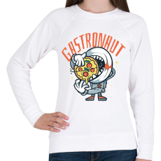 PRINTFASHION Gasztronauta - Női pulóver - Fehér
