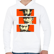 PRINTFASHION GBU - Férfi kapucnis pulóver - Fehér férfi pulóver, kardigán