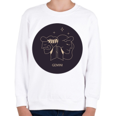 PRINTFASHION Gemini - Ikrek - Gyerek pulóver - Fehér