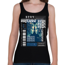 PRINTFASHION Gemini - Streetwear style - Női atléta - Fekete női trikó