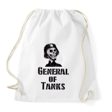 PRINTFASHION general of tanks - Sportzsák, Tornazsák - Fehér tornazsák