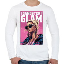 PRINTFASHION Gengszter Barbie - Férfi hosszú ujjú póló - Fehér férfi póló