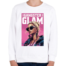 PRINTFASHION Gengszter Barbie - Gyerek pulóver - Fehér gyerek pulóver, kardigán