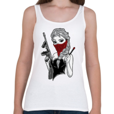 PRINTFASHION Gengszter lány - Női atléta - Fehér