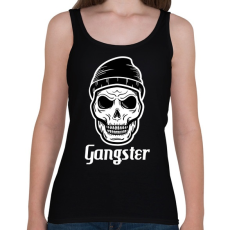 PRINTFASHION Gengszter - Női atléta - Fekete