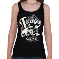 PRINTFASHION Gengszterek - Női atléta - Fekete