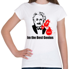 PRINTFASHION genius - Női póló - Fehér