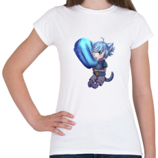 PRINTFASHION Genshin cat Chongyu - Női póló - Fehér