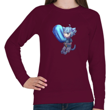 PRINTFASHION Genshin cat Chongyu - Női pulóver - Bordó női pulóver, kardigán