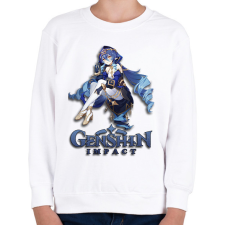 PRINTFASHION Genshin Impact - Gyerek pulóver - Fehér gyerek pulóver, kardigán