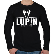 PRINTFASHION Gentleman thief - Férfi hosszú ujjú póló - Fekete férfi póló
