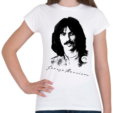 PRINTFASHION George Harrison - Női póló - Fehér női póló