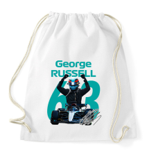 PRINTFASHION George Russell - Sportzsák, Tornazsák - Fehér tornazsák